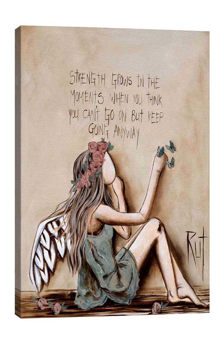 iCanvas Strength Grows by Rut Art Creations Canvas Wall Art 18" x 26", Main, color, 