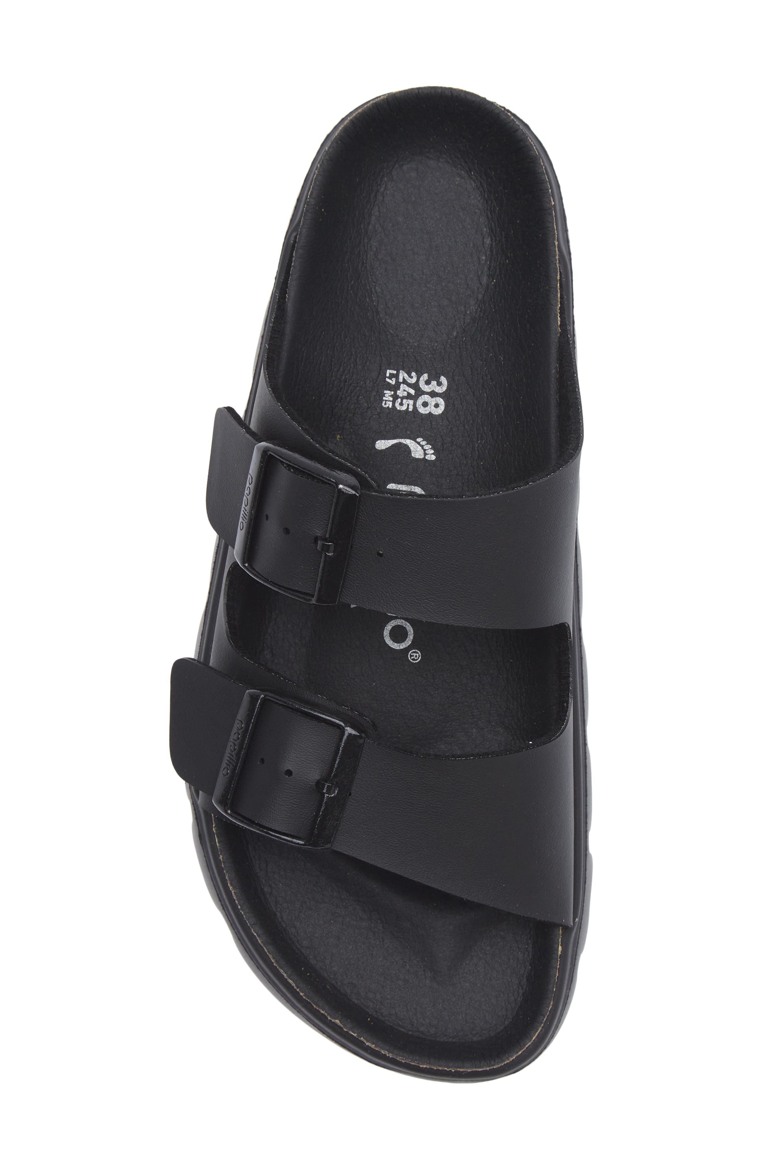 Birkenstock Papillio by Birkenstock Arizona Chunky Platform Sandal, Alternate, color, Black