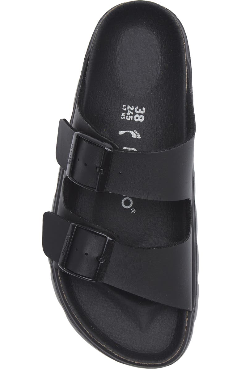 Birkenstock Papillio by Birkenstock Arizona Chunky Platform Sandal, Alternate, color, Black