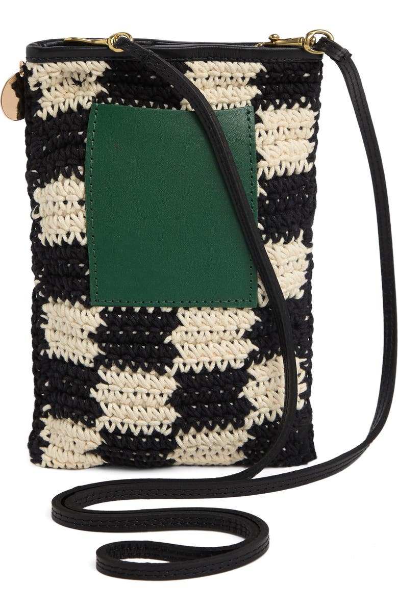 Clare V. Poche Knit Crossbody Bag, Alternate, color,