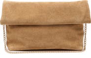 MODA LUXE Faux Suede Clutch