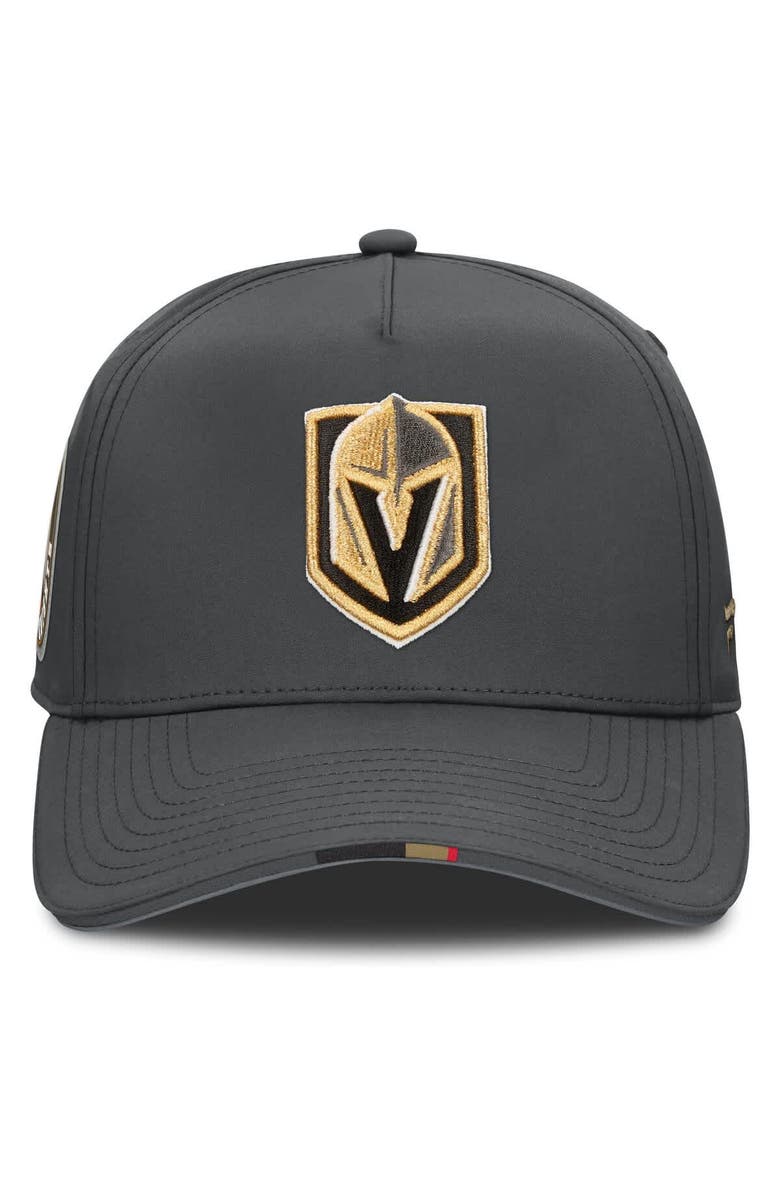 FANATICS Men's Fanatics Gray Vegas Golden Knights 2025 NHL Draft Authentic Pro On-Stage Podium A-Frame Adjustable Hat, Alternate, color, Gray