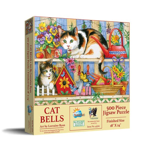 Cat Bells 500 piece Jigsaw Puzzle for Adults