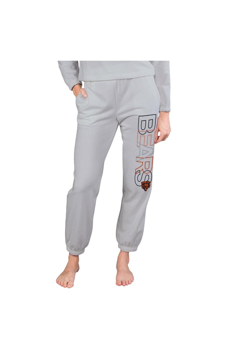 CONCEPTS SPORT Women's Concepts Sport  Gray Chicago Bears Sunray French Terry Pants, Main, color, 