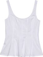 Veronica Beard Charlie Peplum Tank