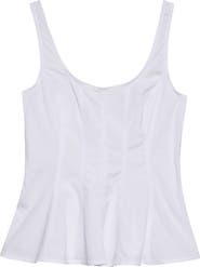 Veronica Beard Charlie Peplum Tank