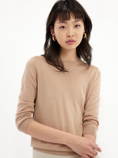 Gobi Mongolian Cashmere Silk Cashmere Crew Neck Top