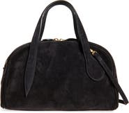 LIFFNER Mini Leather Bowling Crossbody Bag