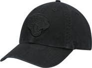 '47 Men's '47 Black Jacksonville Jaguars Team Tonal Clean Up Adjustable Hat