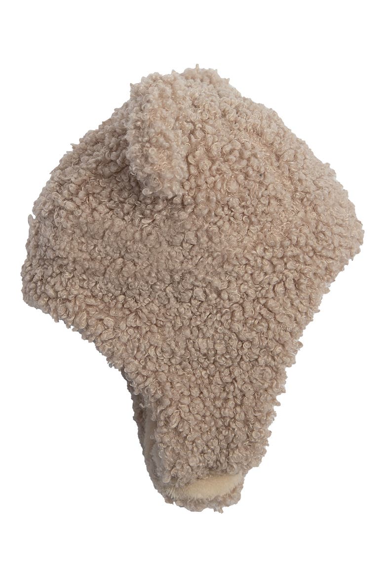 Teddy Cub Hat & Mittens Set, Alternate, color, OATMEAL TEDDY