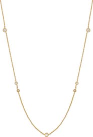 Bony Levy Mykonos Diamond Station Necklace
