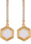 Vince Camuto Resin Stone Drop Earrings