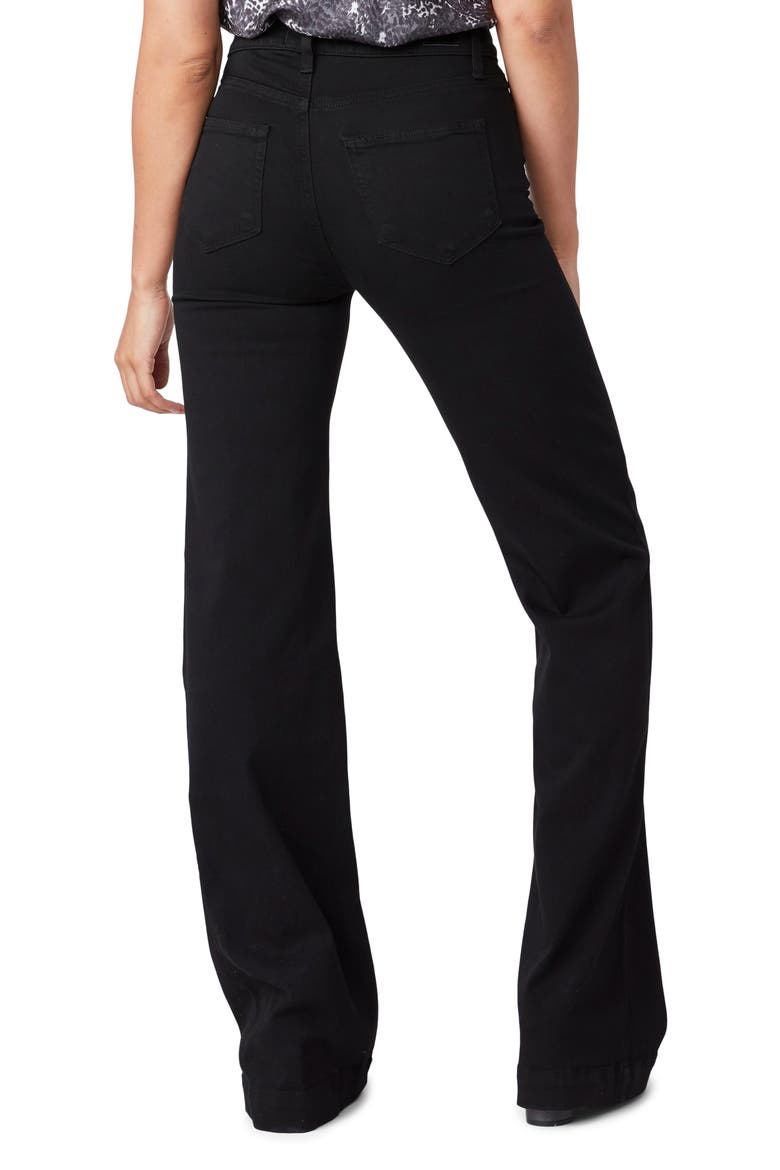 Leenah High Waist Wide Leg Jeans, Alternate, color, BLACK SHADOW