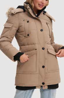 Noize Astrid Heavyweight Faux Fur Trim Jacket