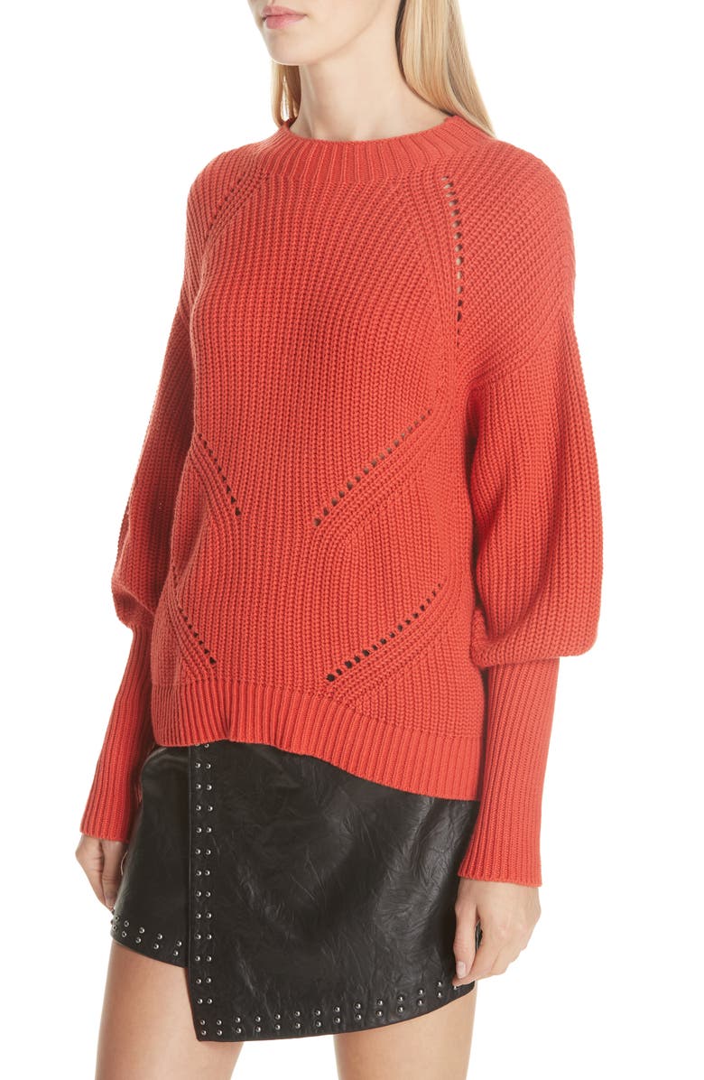 Joie Landyn Blouson Sleeve Sweater, Alternate, color,