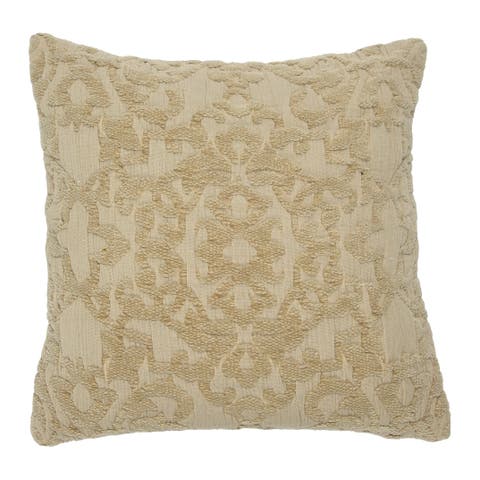 Woven Cotton Chenille Jacquard Pillow