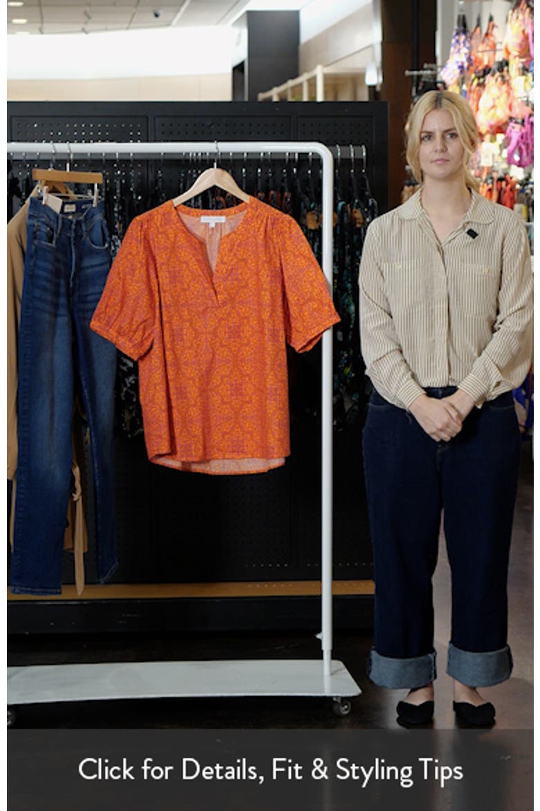 Debary Floral Print Top video