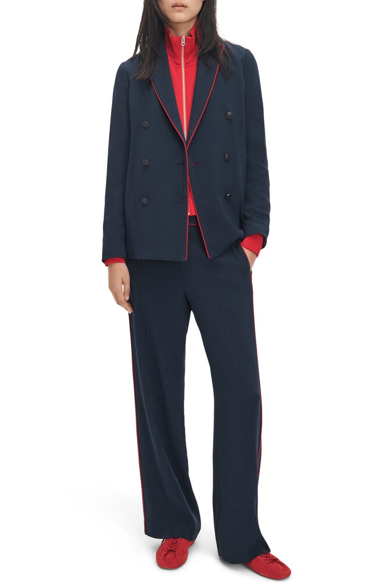 Darren Double Breasted Blazer, Alternate, color, NAVY