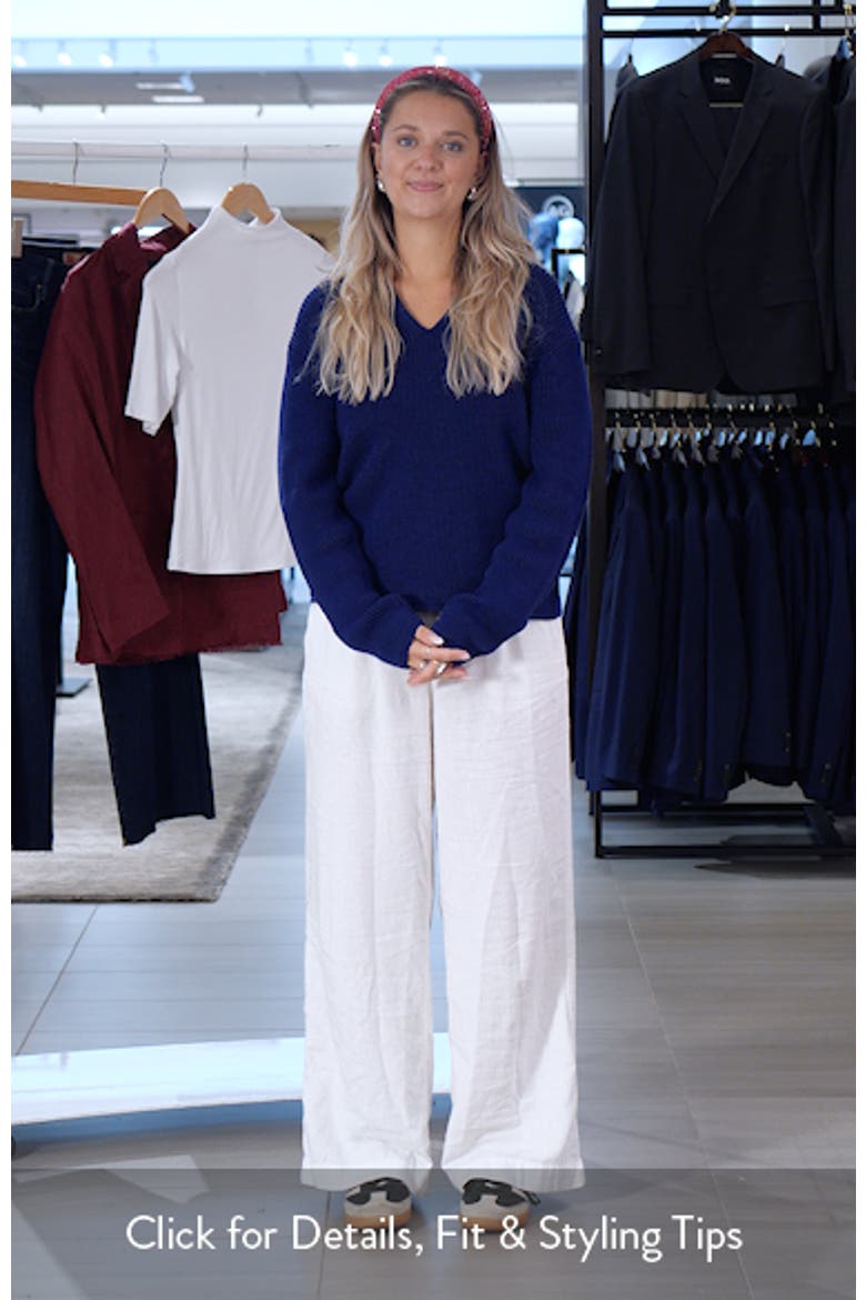 Ribbed Pullover Sweater video