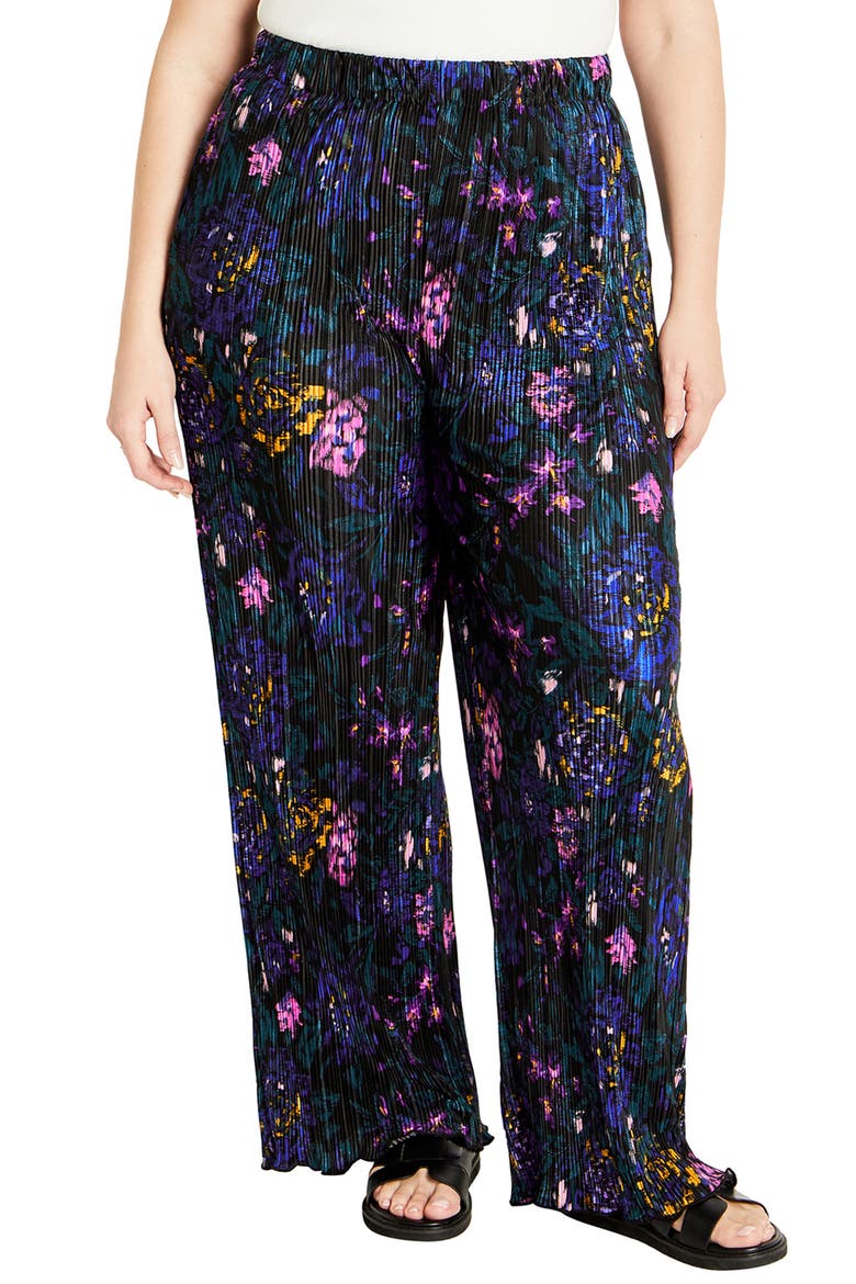 Kira Print Pants, Main, color, FLORAL