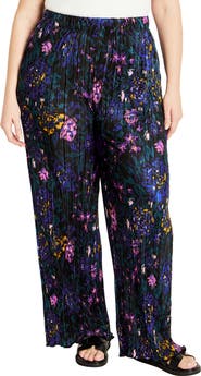 City Chic Kira Print Pants