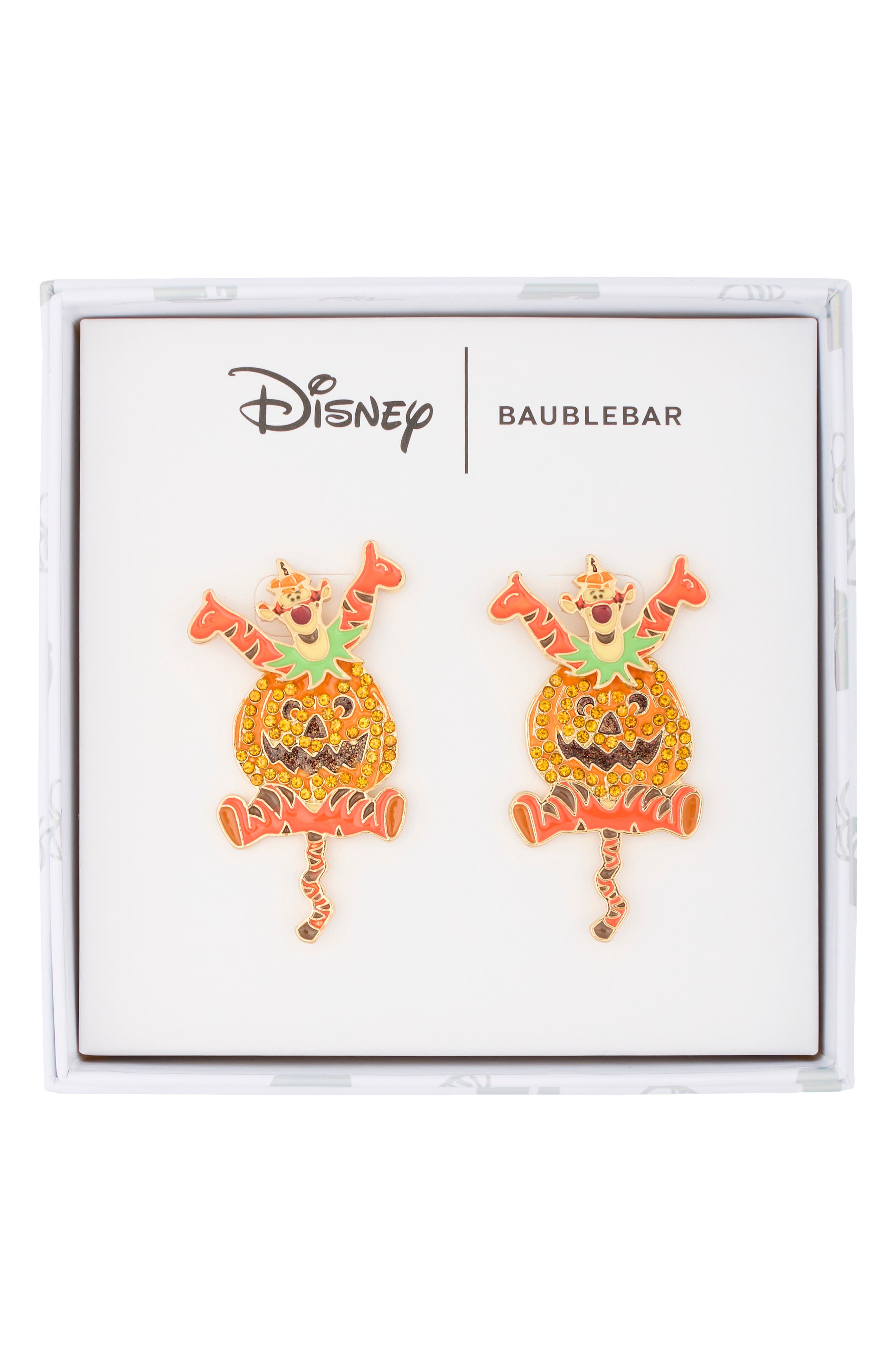 Disney Tiger Pumpkin Drop Earrings