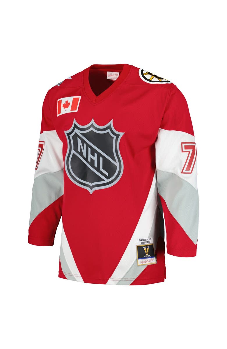 Mitchell & Ness Men's Mitchell & Ness Ray Bourque Scarlet  1999 NHL All-Star Game Blue Line Player Jersey, Alternate, color, 