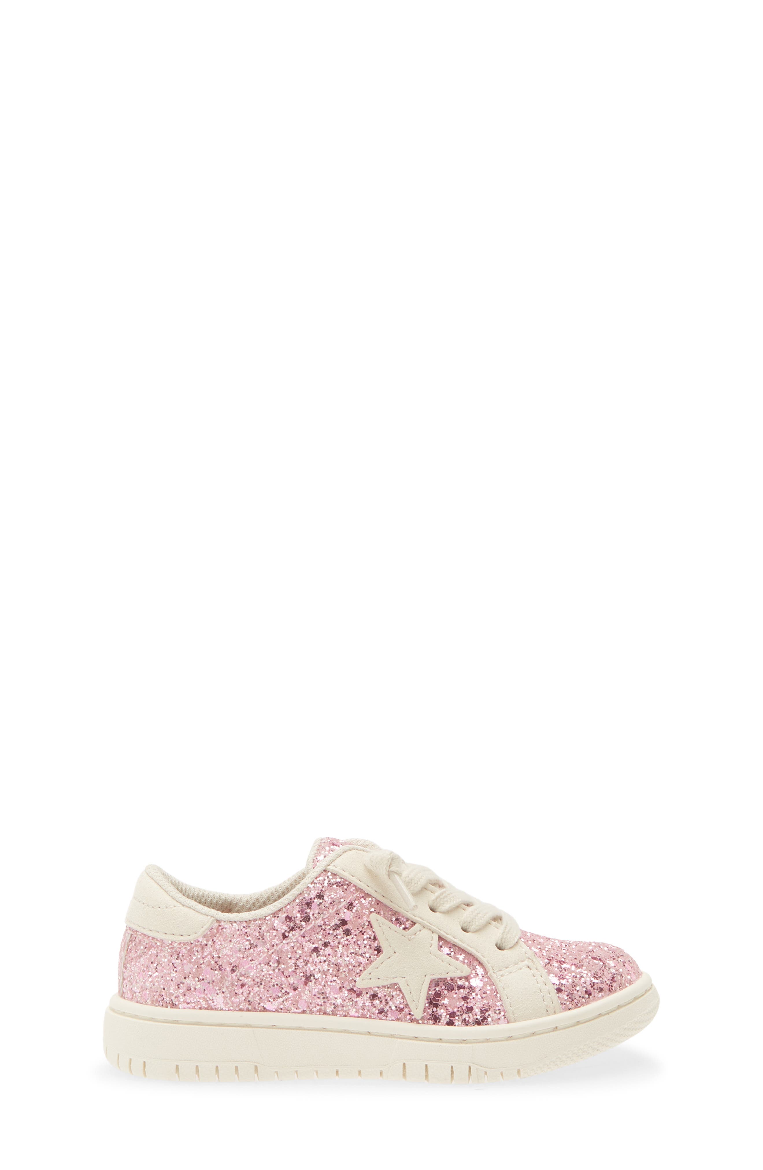 Kids' Kinely Glitter Star Sneaker, Alternate, color, GLITTER PINK