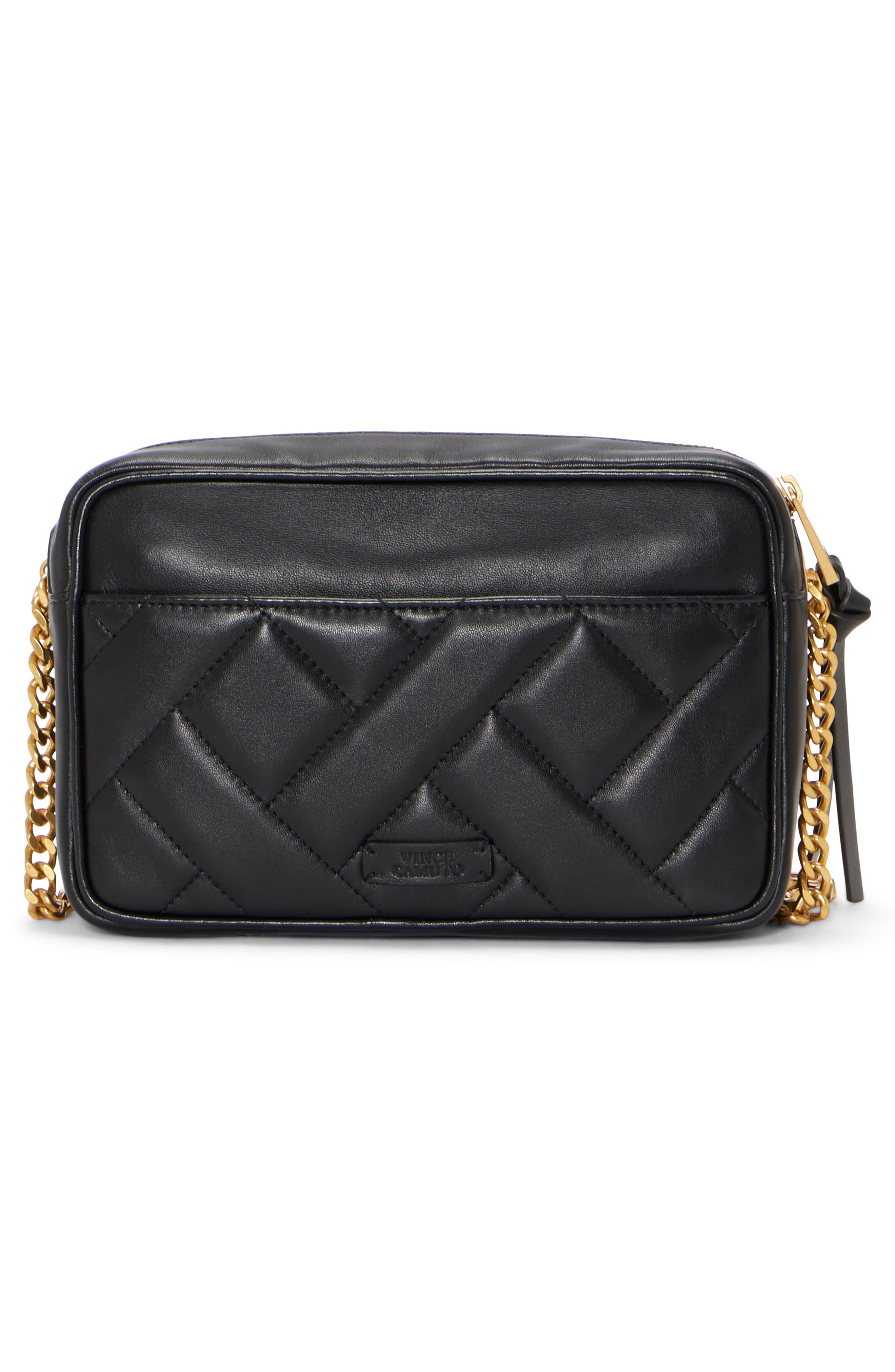 Vince Camuto Kisho Quilted Leather Crossbody Bag, Alternate, color, 