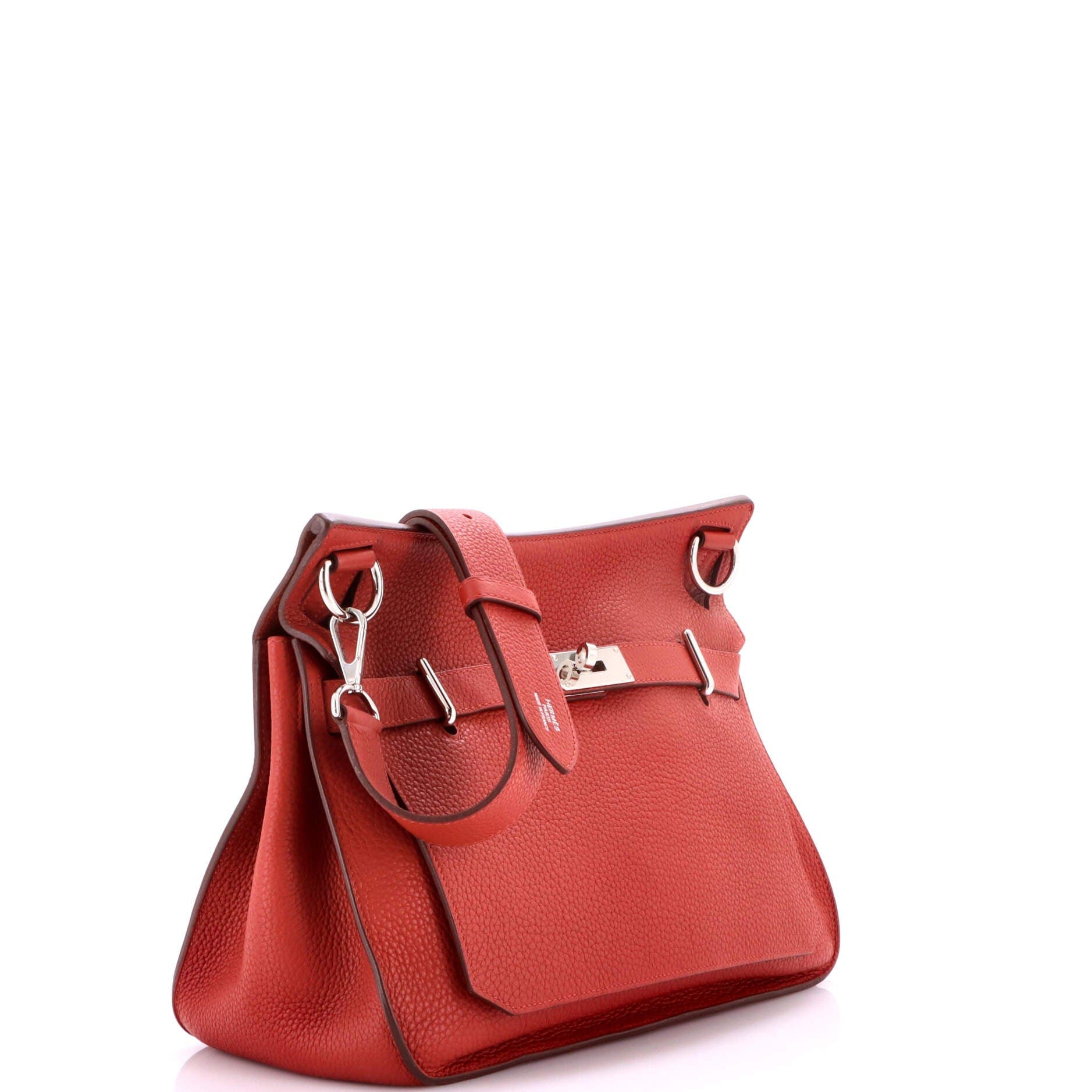 Pre-Owned Hermes Jypsiere Bag Clemence 34, Alternate, color, Brique