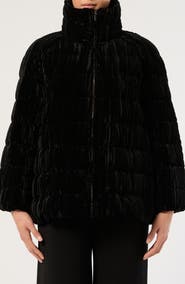 Marina Rinaldi Quilted Velvet Jacket