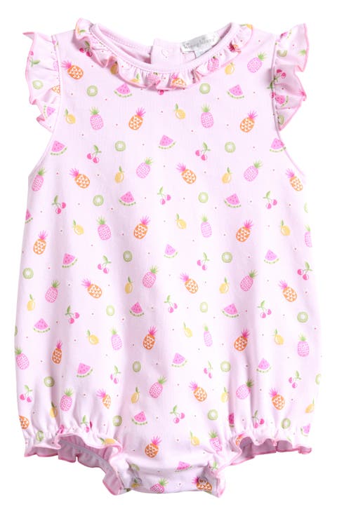 Print Pima Cotton Bubble Bodysuit (Baby)