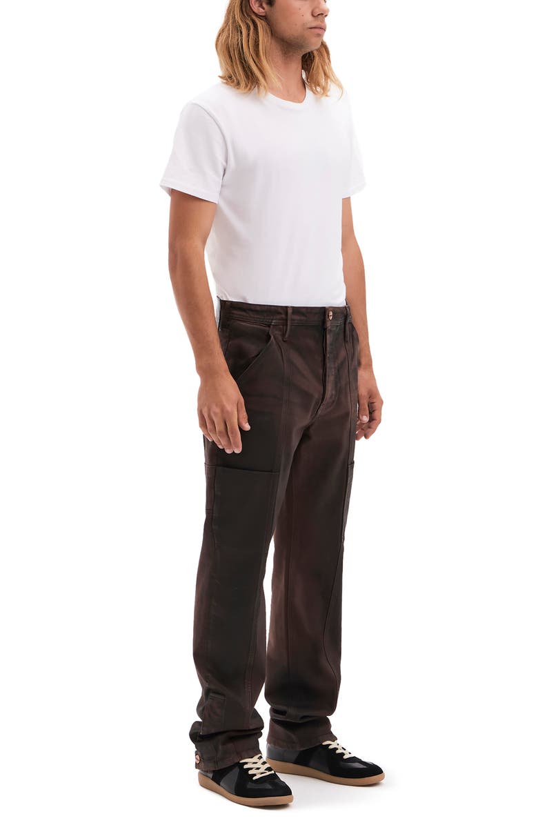 VAYDER Coated Straight Leg Carpenter Jeans, Alternate, color, Boschetto Coated