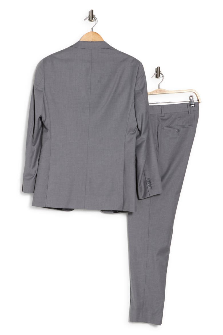 Alessio Grey Two Button Notch Lapel Slim Fit Suit, Alternate, color, LIGHT GREY