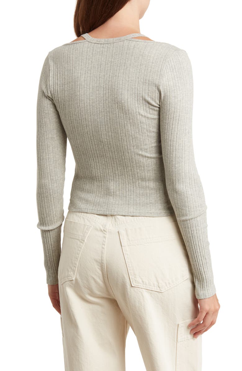 Lush Long Sleeve Rib Top, Alternate, color,