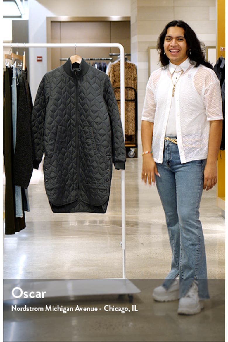 Isle Jacobsen Long Quilted Jacket video