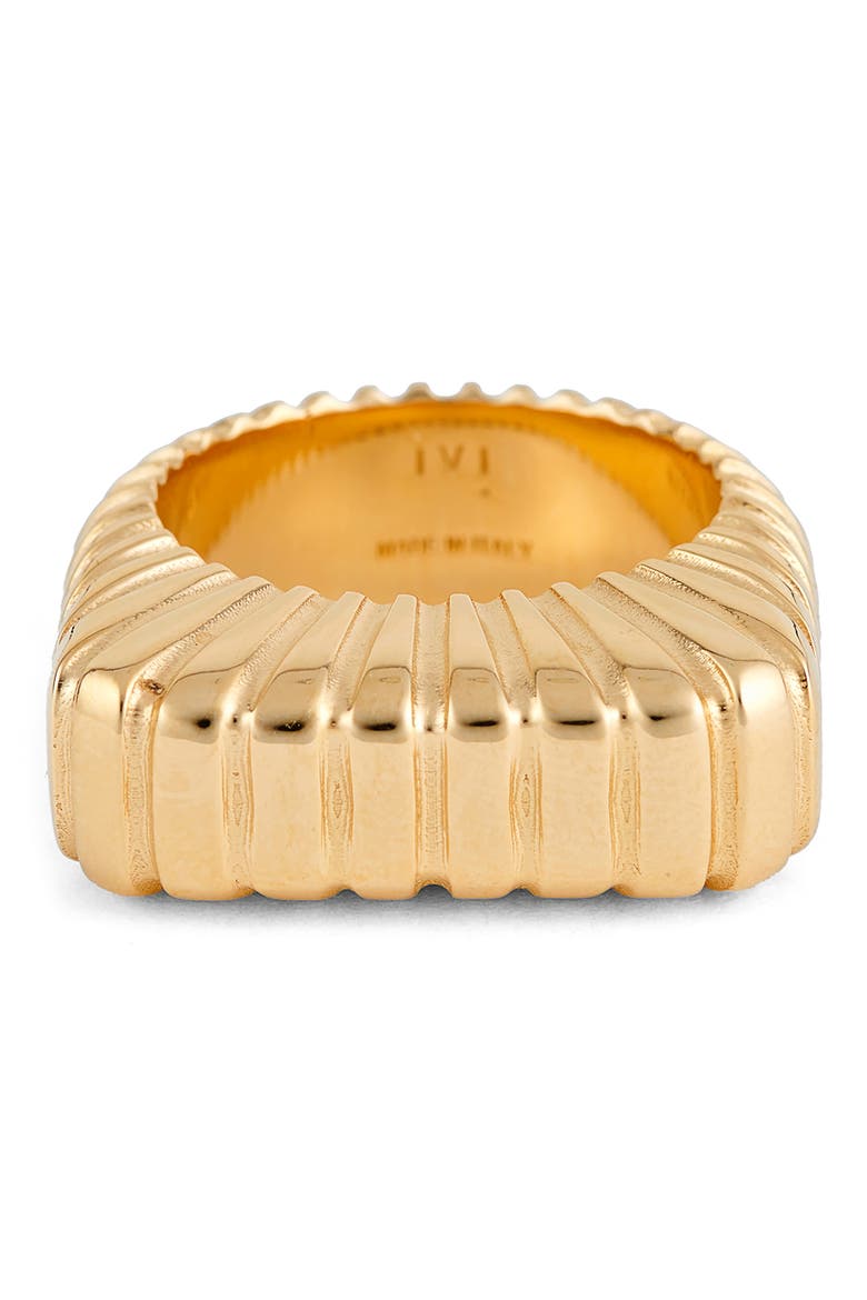 Gaia Signet Ring, Alternate, color, YELLOW GOLD