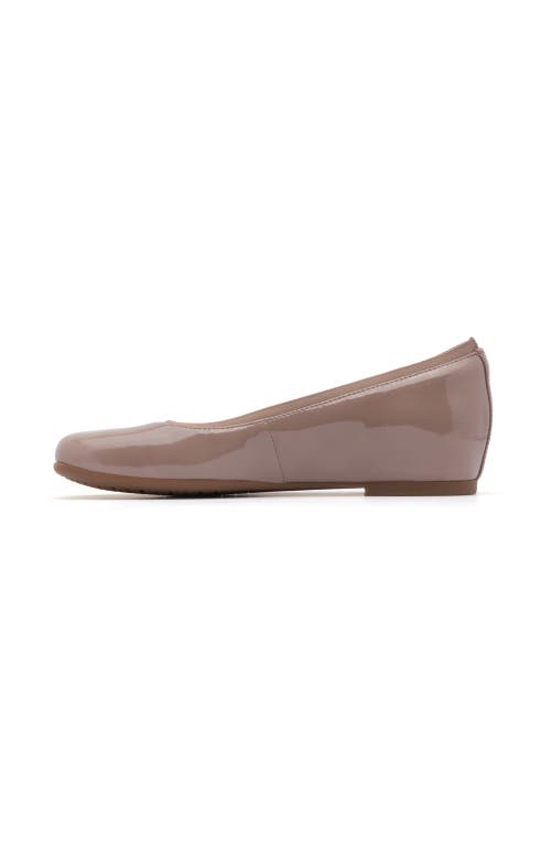 Abeo Cadence Ballet Flat In Tan Pat - Metatarsal