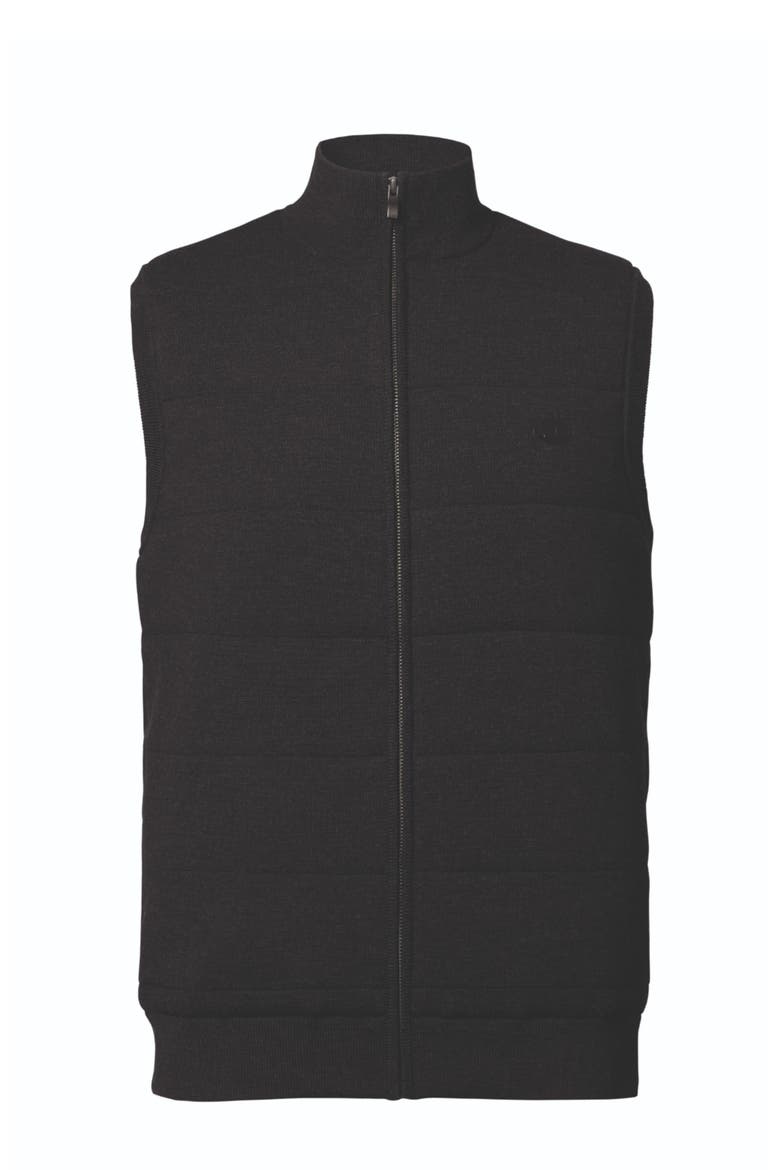 New York Jets Merino Padded Front Gilet, Alternate, color, Dark Charcoal
