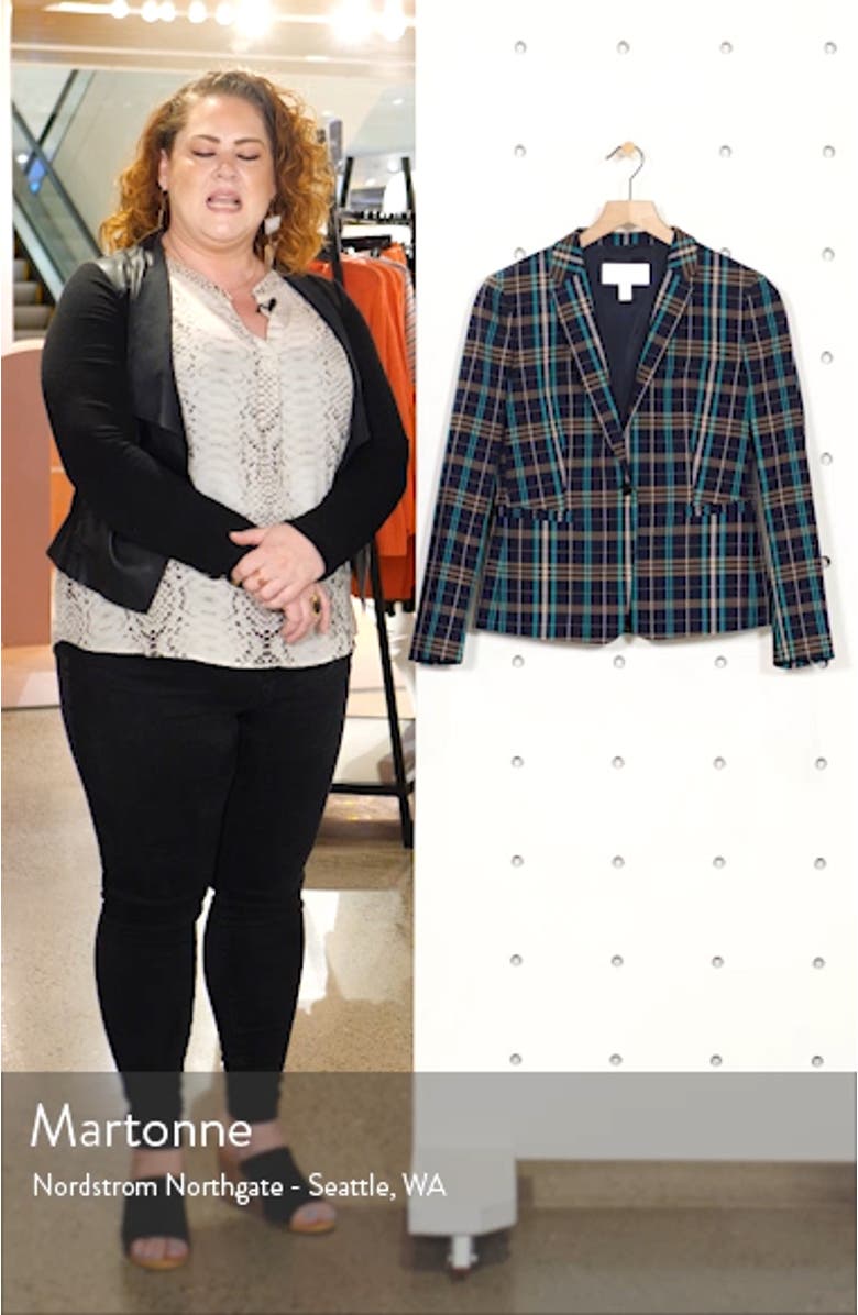 Jilesa Check Plaid Jacket, sales video thumbnail