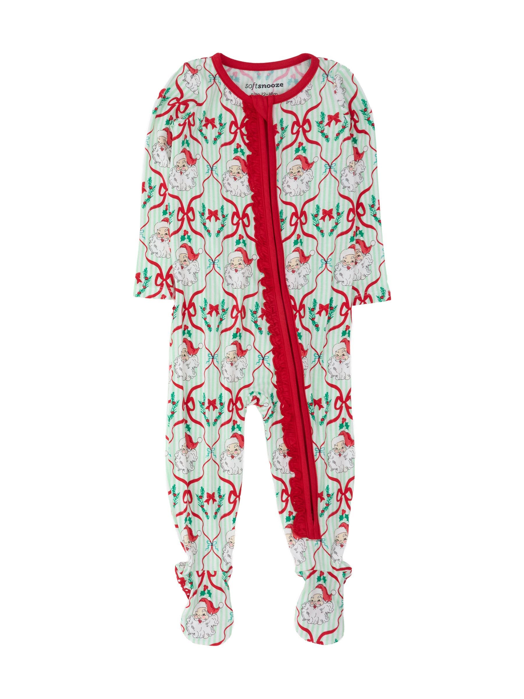 selected Green Stripe Dear Santa