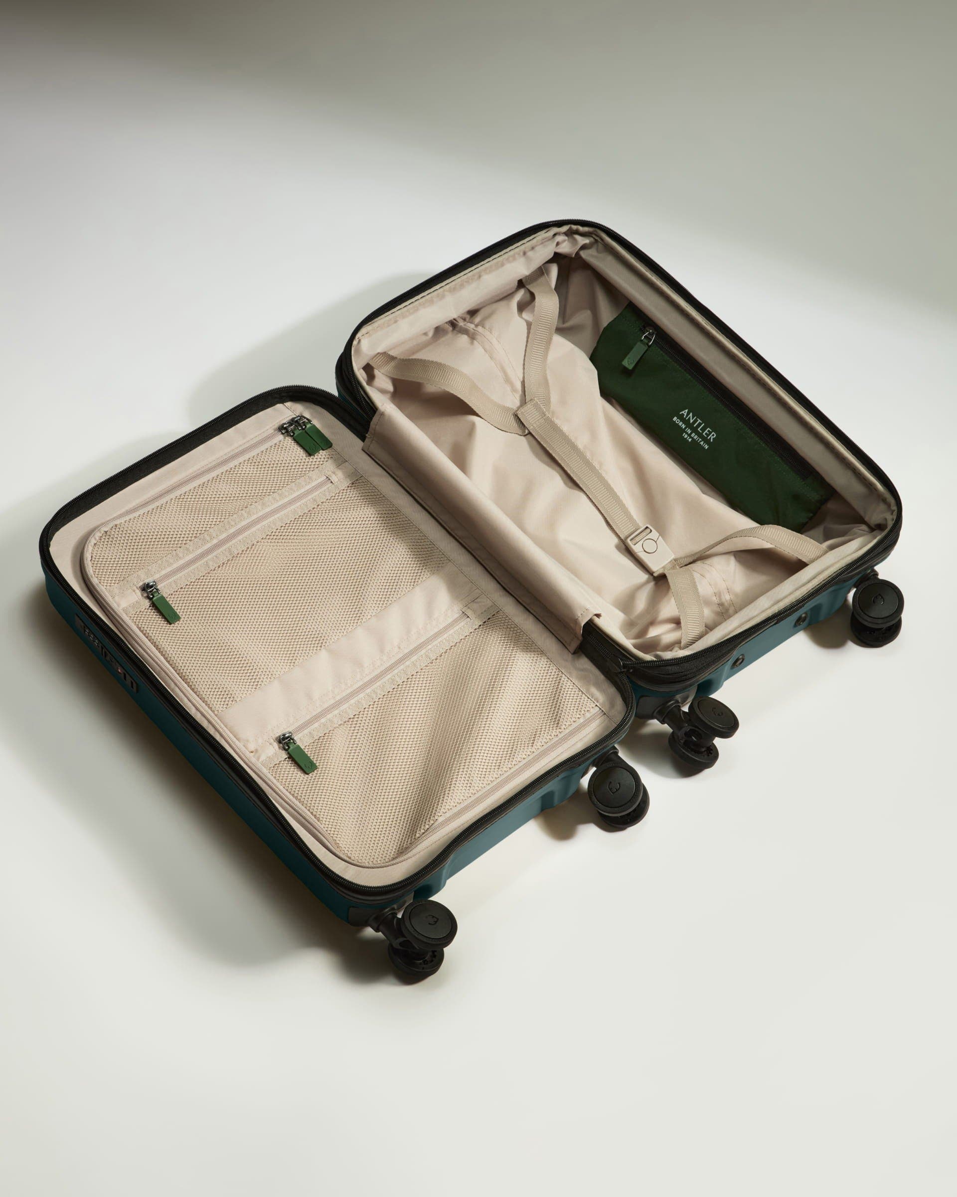 ANTLER Icon Stripe Expendable Carry-on Luggage, Alternate, color, Glade Blue