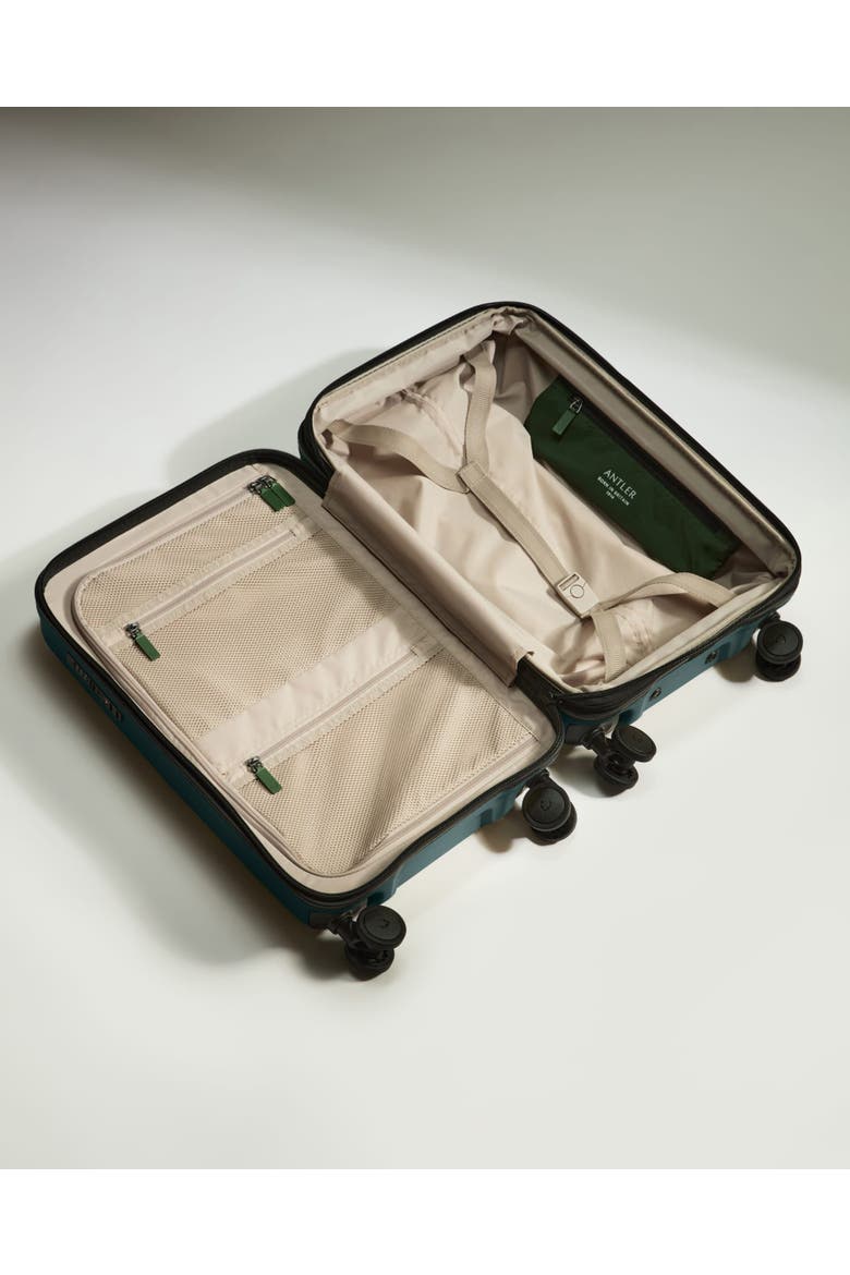 Icon Stripe Expendable Carry-on Luggage, Alternate, color, Glade Blue