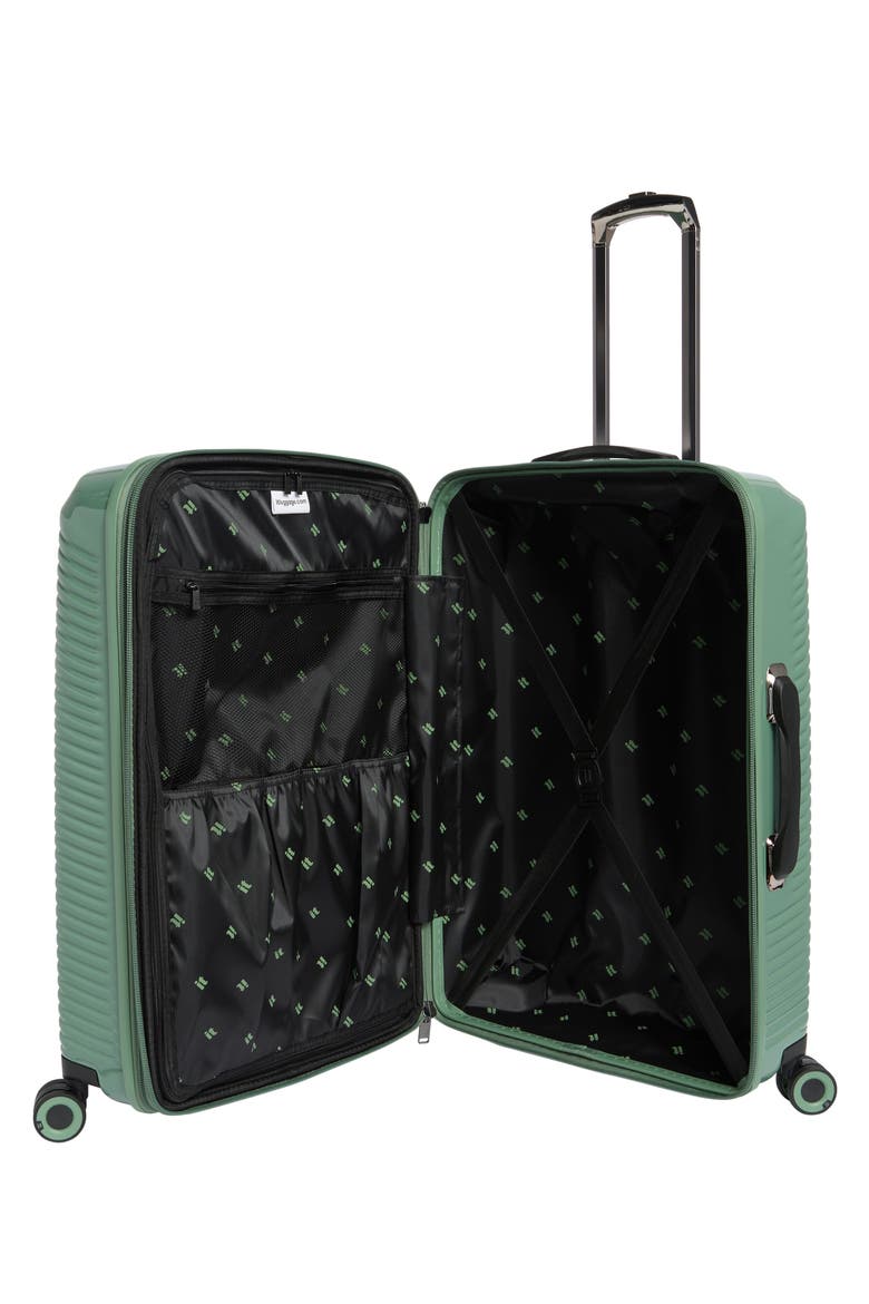 Traversed 25-Inch Hardside Spinner Suitcase, Alternate, color, HEDGE GREEN