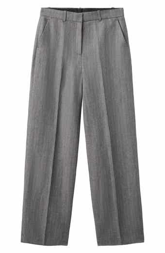 Straight Leg Suit Pants