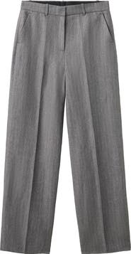 MANGO Straight Leg Suit Pants