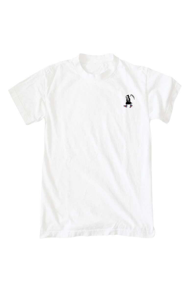 RIOT SOCIETY Reaper Kicks Graphic T-Shirt, Alternate, color, White