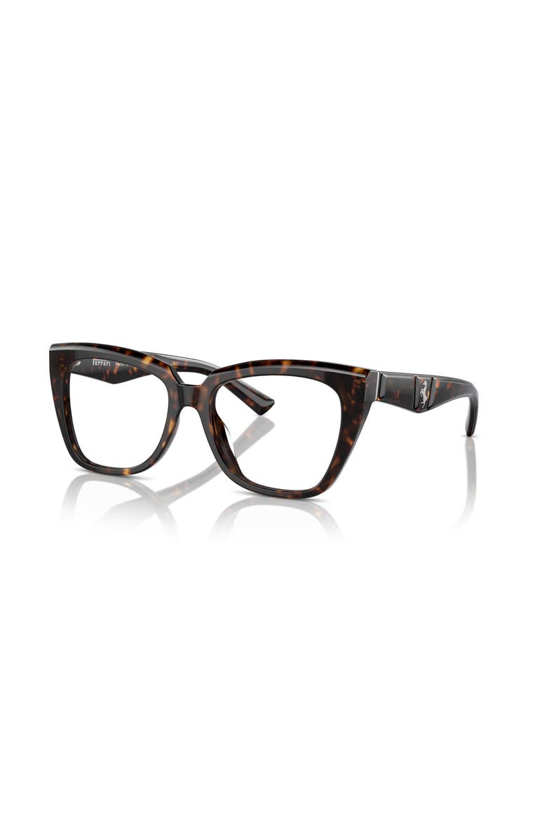 54mm Square optical glasses, Main, color, Tortoise