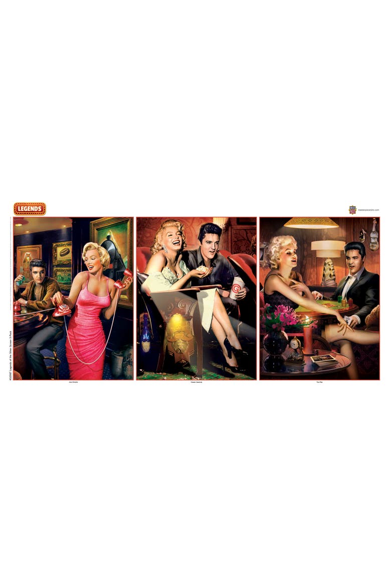 Legends 500 Piece Puzzles 3-Pack, Alternate, color, Multicolor