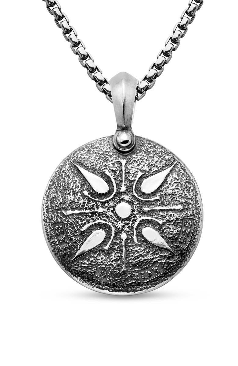 David Yurman Petrvs Lion Amulet, Alternate, color, Silver